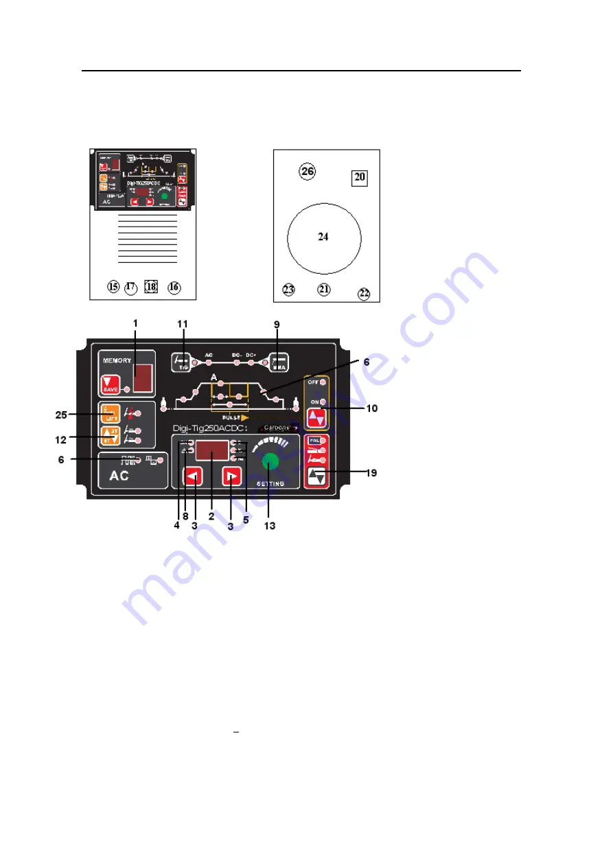 CARBONE Digi-Tig250ACDC Скачать руководство пользователя страница 17