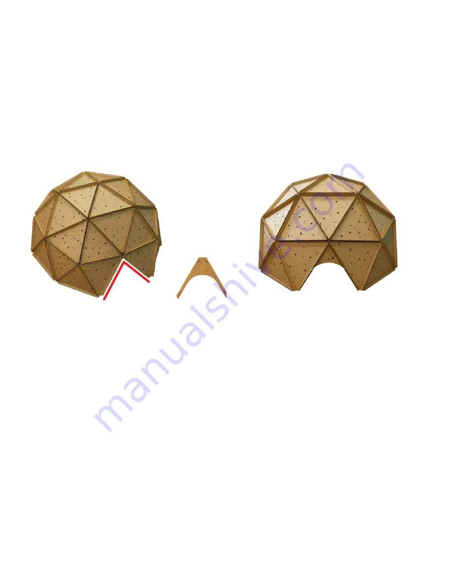 Cardboard Studio Play-netarium Dome Assembly Instructions Manual Download Page 9