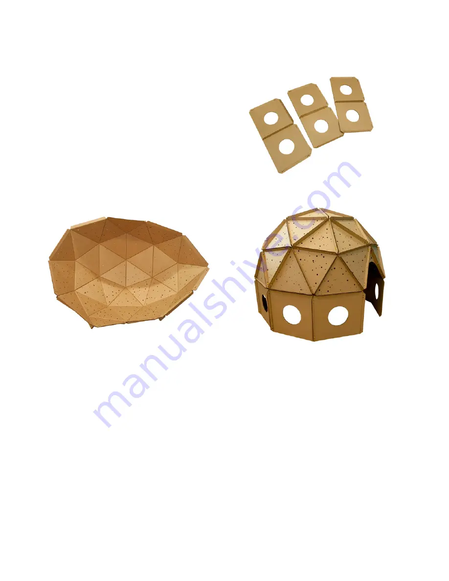 Cardboard Studio Play-netarium Dome Assembly Instructions Manual Download Page 10