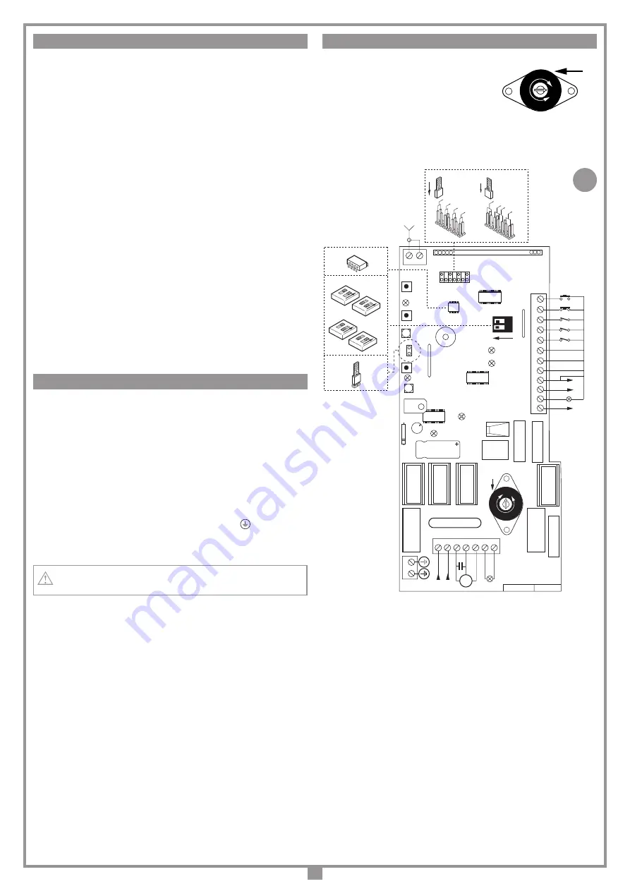 Cardin Elettronica 310/GL20A Instruction Manual Download Page 12