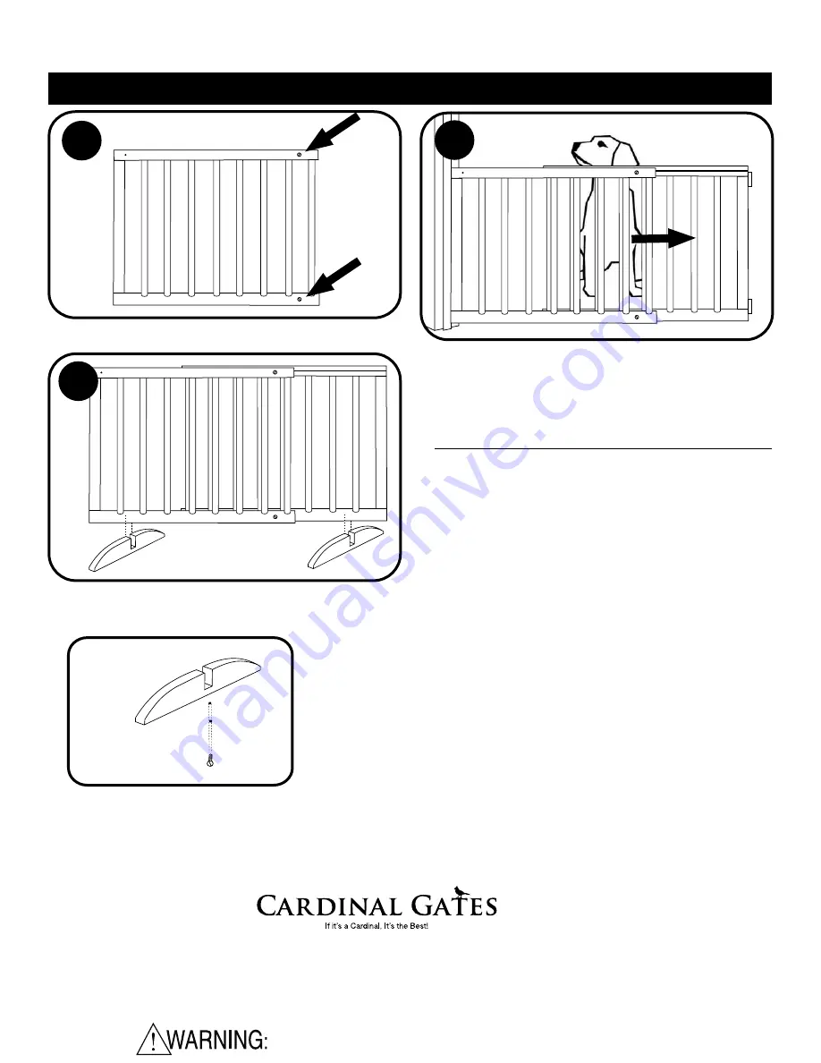 Cardinal Gates XTG Assembly Instructions Download Page 1