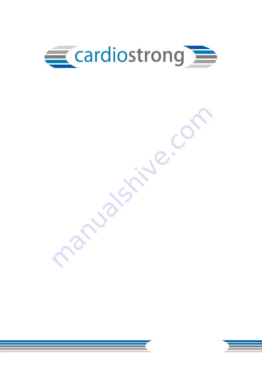 CARDIOSTRONG CST-TR20-2 Assembly And Operating Instructions Manual Download Page 60