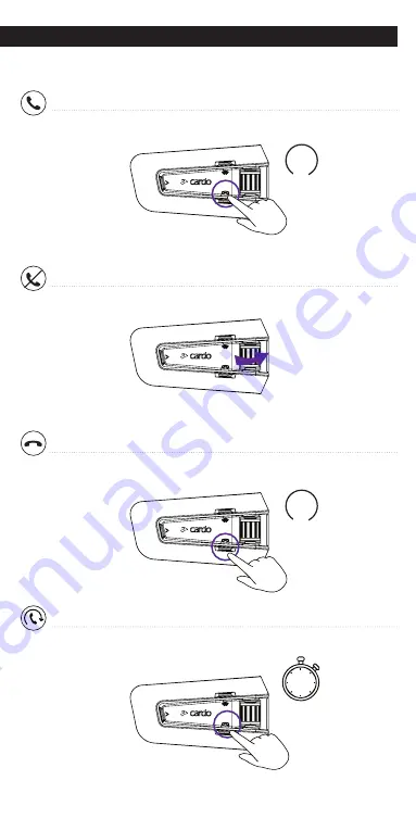 Cardo Systems Packtalk NEO Pocket Manual Download Page 12