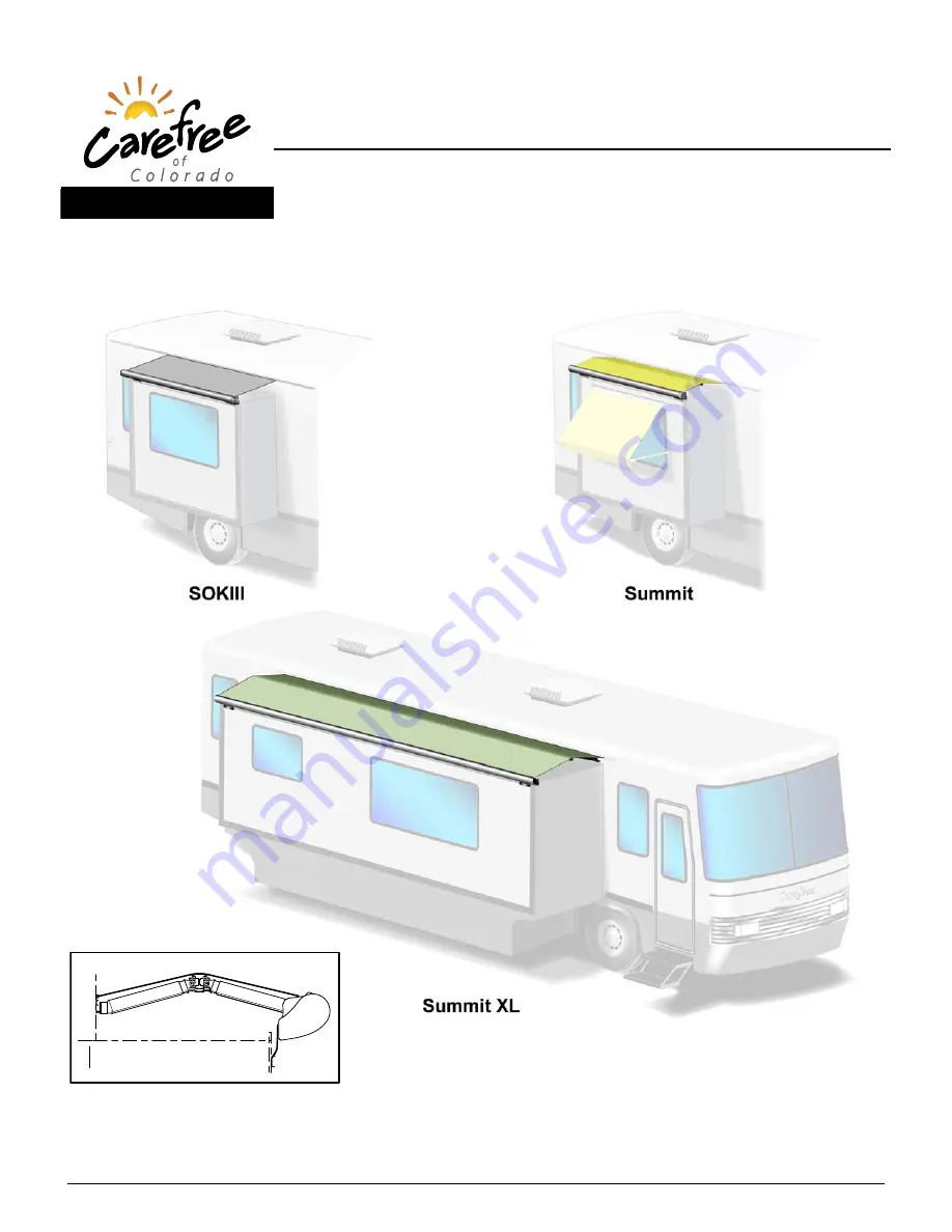 Carefree of Colorado AND SUMMIT FIXL Service Manual Download Page 1