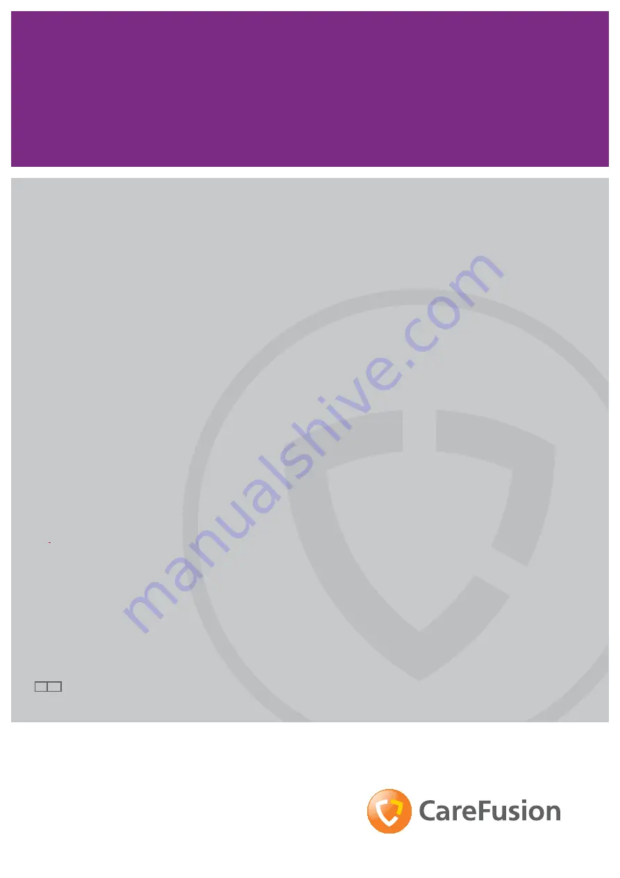 CareFusion Alaris PK Plus MK4 8005PK201 Directions For Use Manual Download Page 54