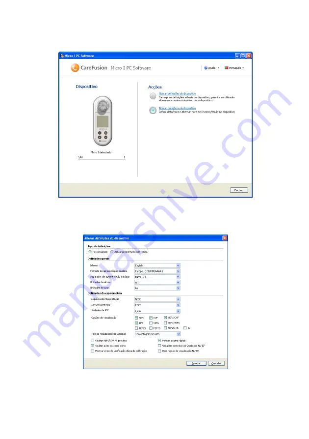 CareFusion Micro I Скачать руководство пользователя страница 170