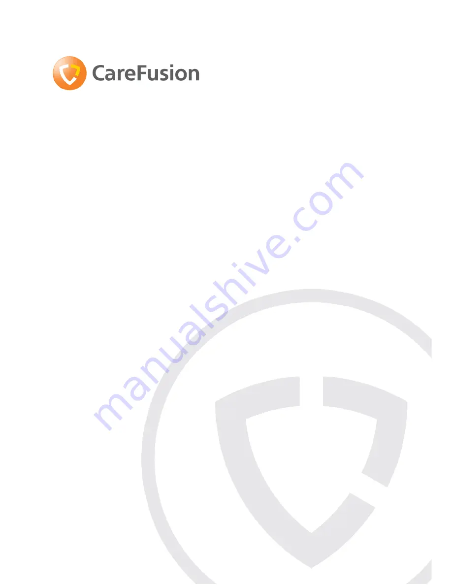 CareFusion MicroLoop Скачать руководство пользователя страница 1