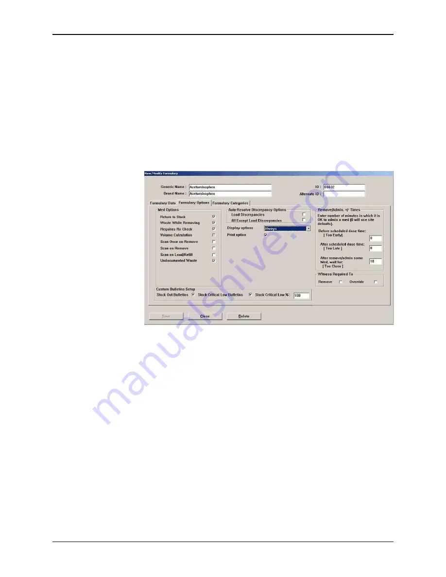 CareFusion Pyxis MedStation 4000 User Manual Download Page 56