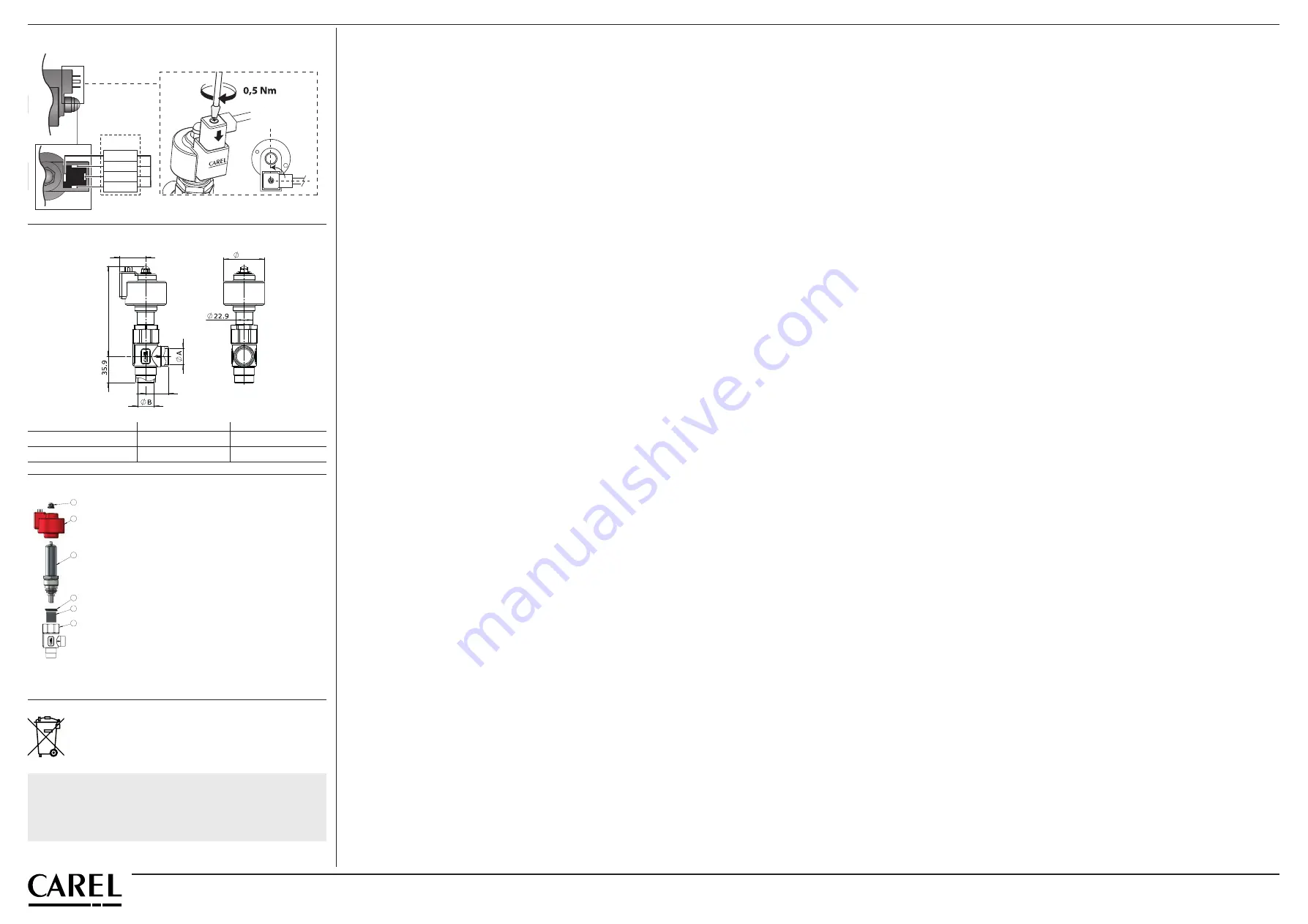 Carel E3V-C Series Quick Start Manual Download Page 2