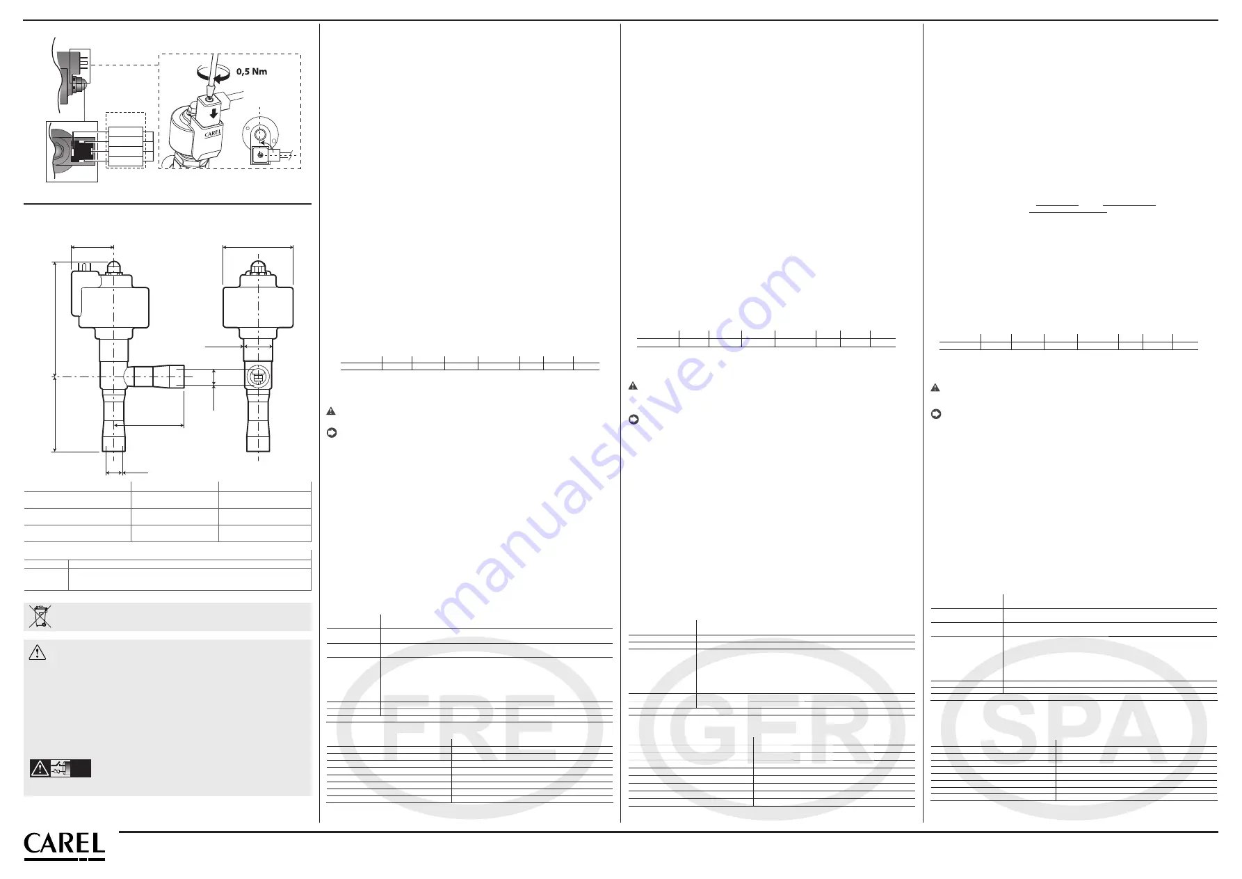 Carel E3V Series Quick Start Manual Download Page 2