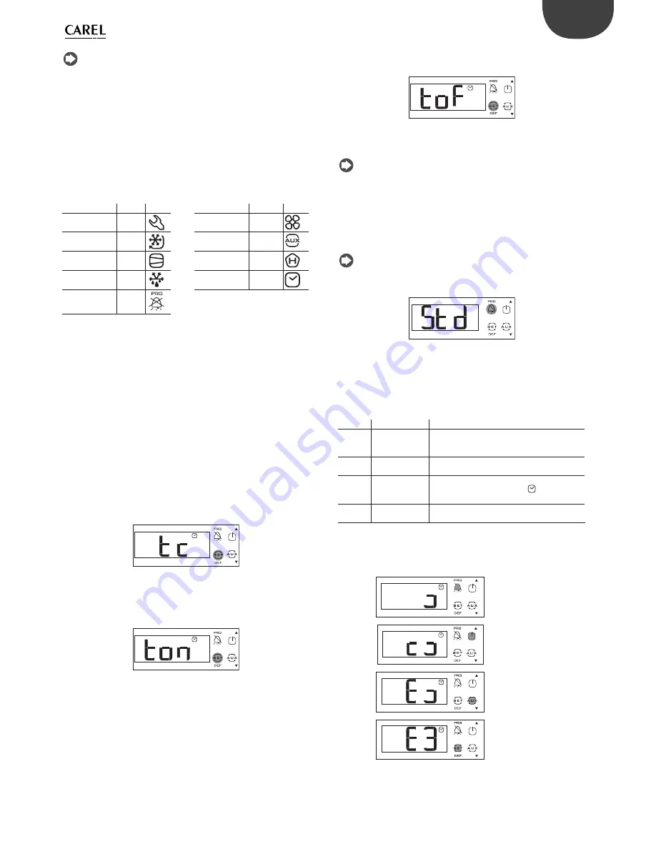 Carel easy small wide Скачать руководство пользователя страница 19