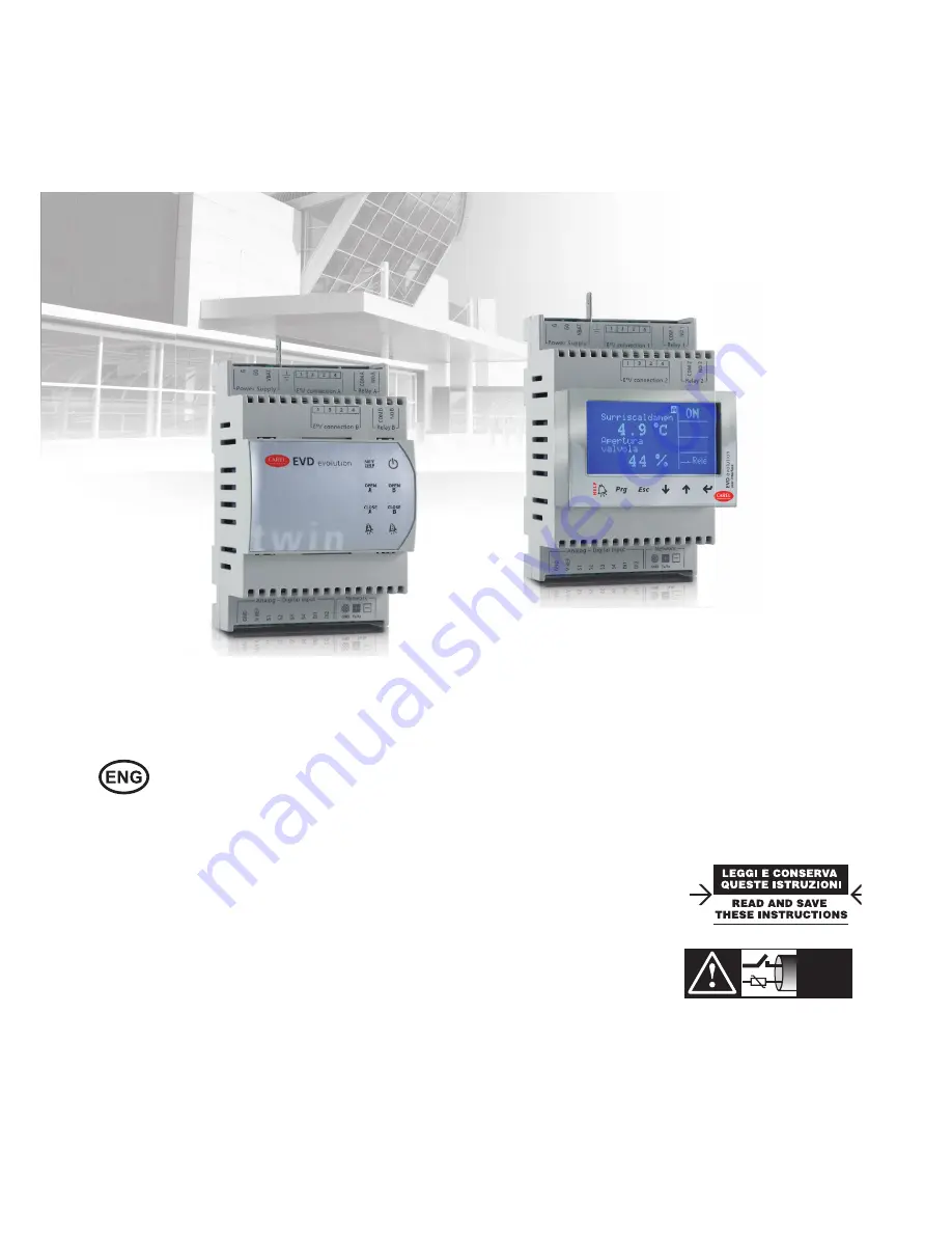 Carel EVD Evolution Twin User Manual Download Page 1