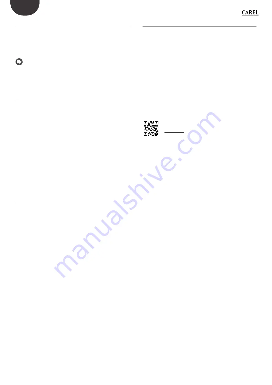 Carel HB200C0300CE0 User Manual Download Page 24