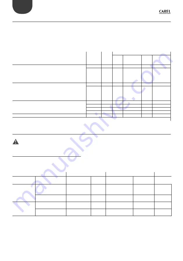 Carel pCO compact PCOX000AA0 Technical Leaflet Download Page 10