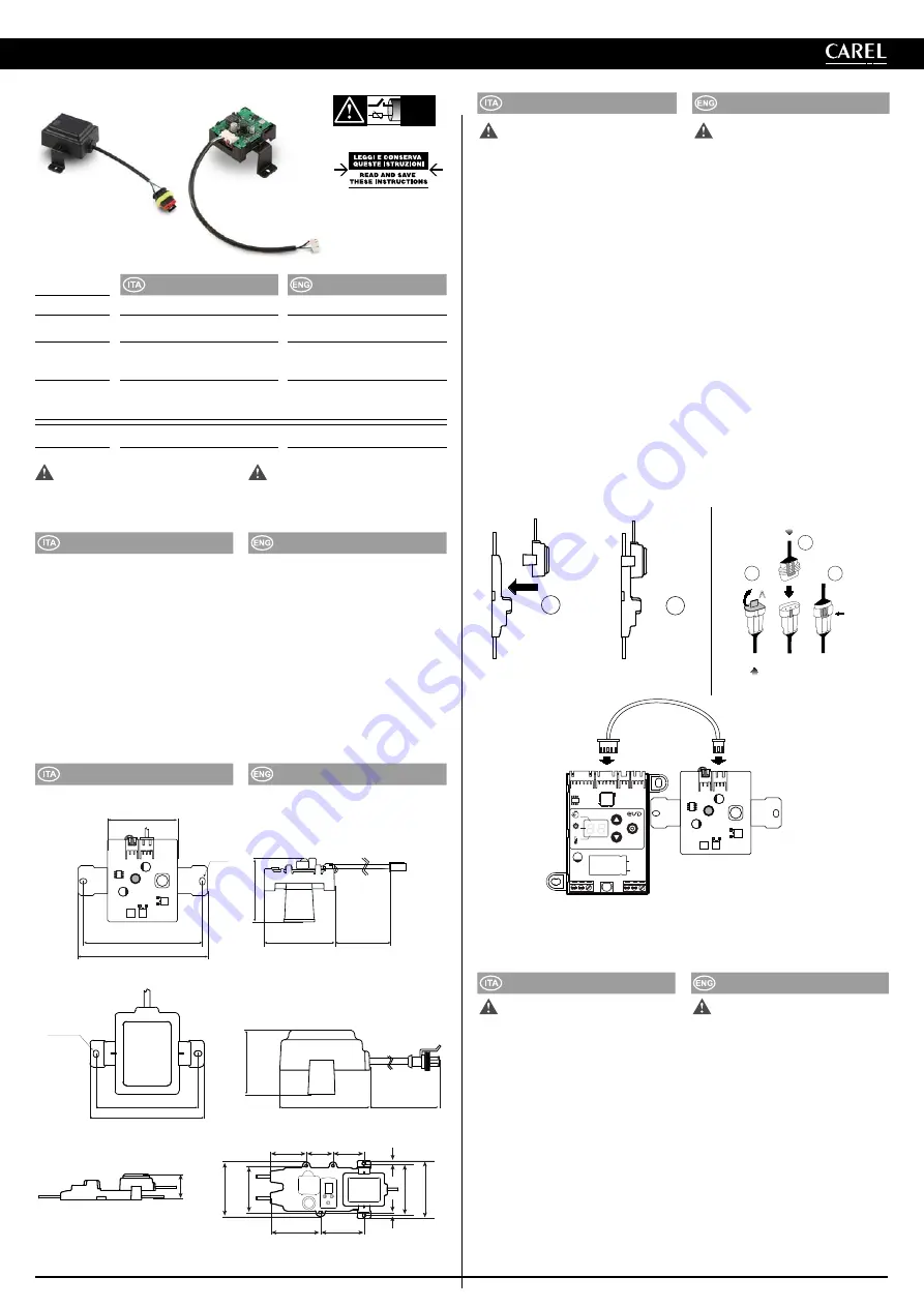 Carel Ultracap Instructions Download Page 1