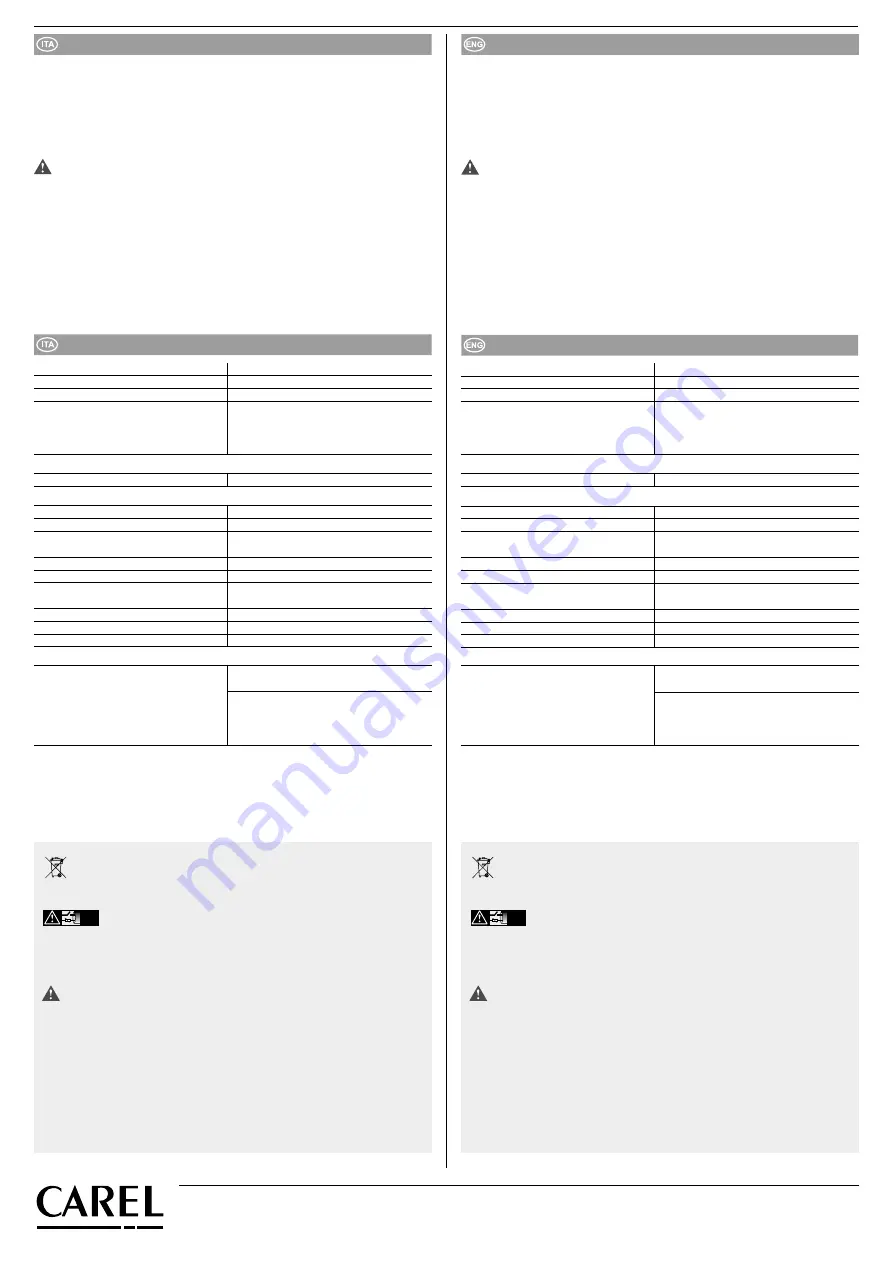 Carel Ultracap Instructions Download Page 2