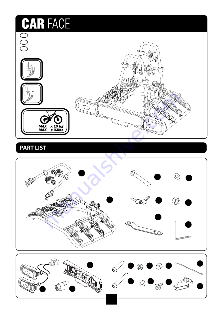 CARFACE DO CF95924EF Instruction Manual Download Page 1