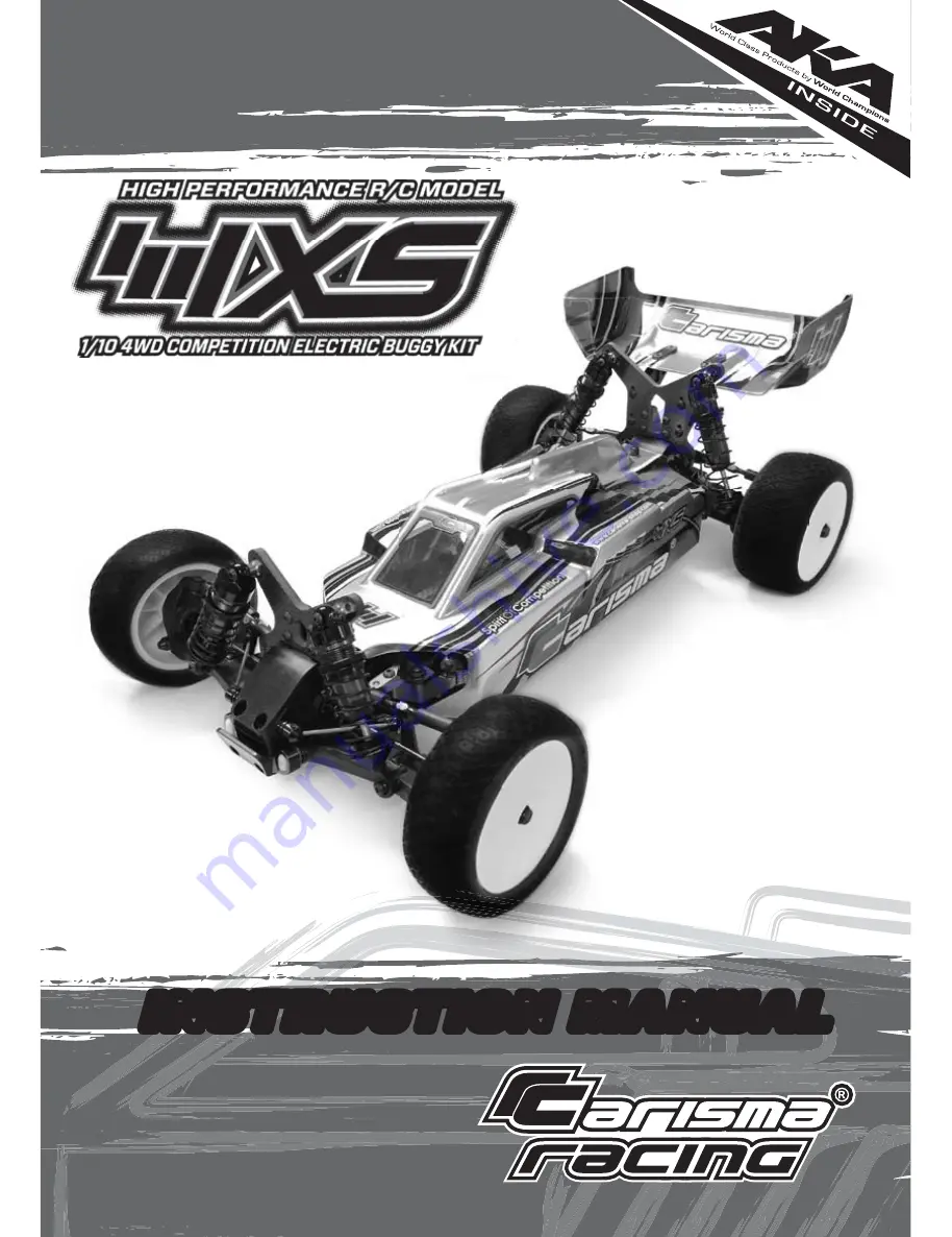 Carisma Racing 4XS Скачать руководство пользователя страница 1