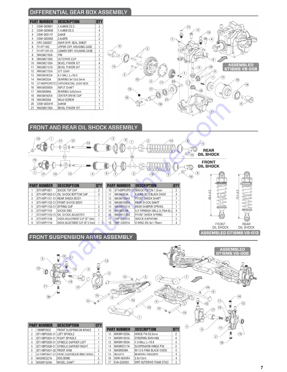 Carisma GT16MB Volkswagen Beetle Instruction Manual Download Page 7