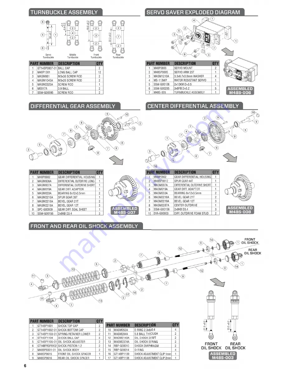 Carisma prosche 959 m48s Instruction Manual Download Page 6