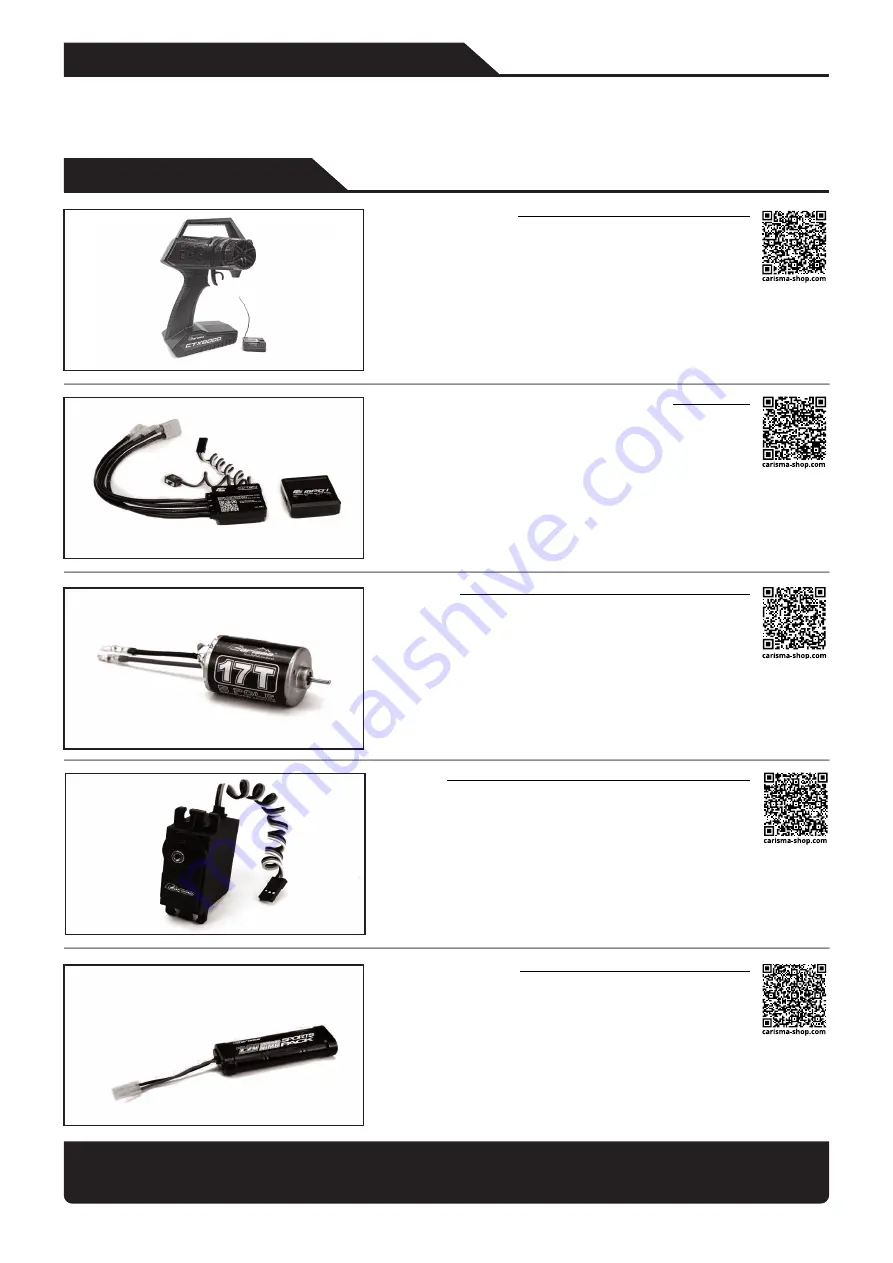 Carisma Range Rover SCA-1E 2.1 Instruction Manual Download Page 8