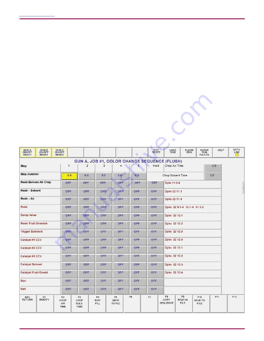 Carlisle Ransburg DynaFlow 77376 Service Manual Download Page 40