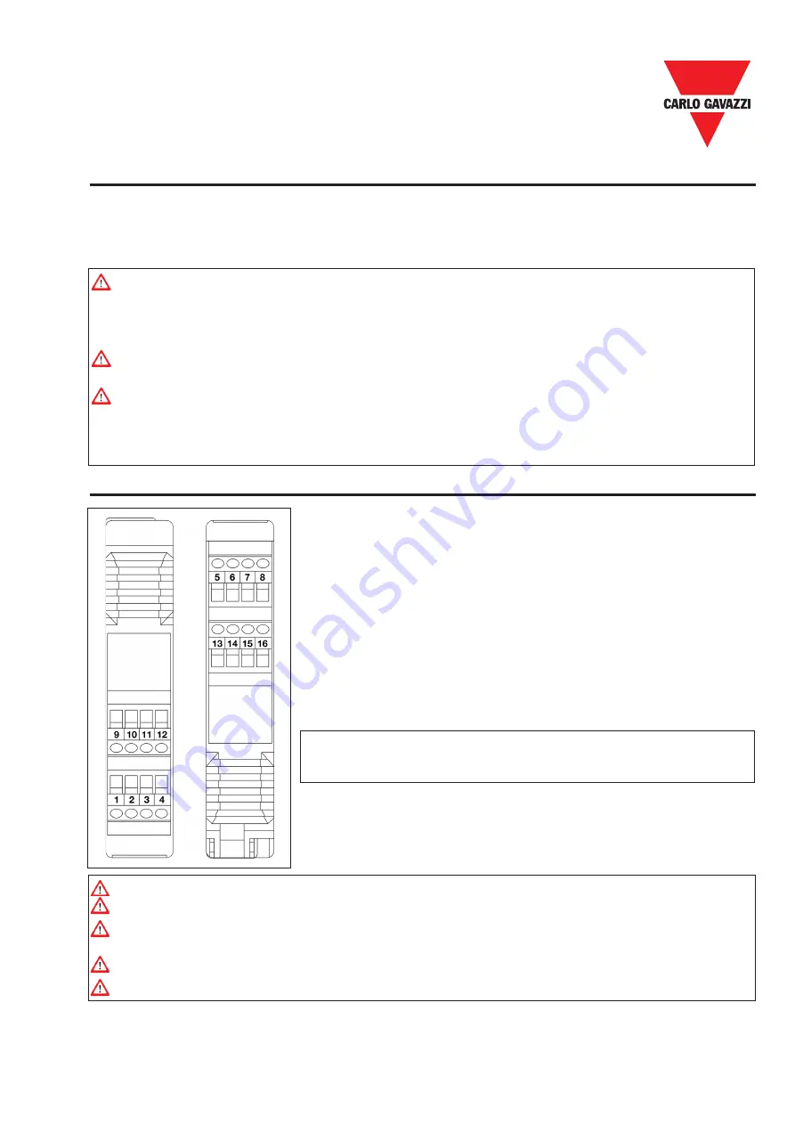 CARLO GAVAZZI CERTUS Скачать руководство пользователя страница 13