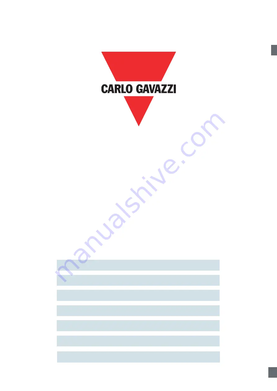 CARLO GAVAZZI LD30 BI10BP IO Series Manual Download Page 95