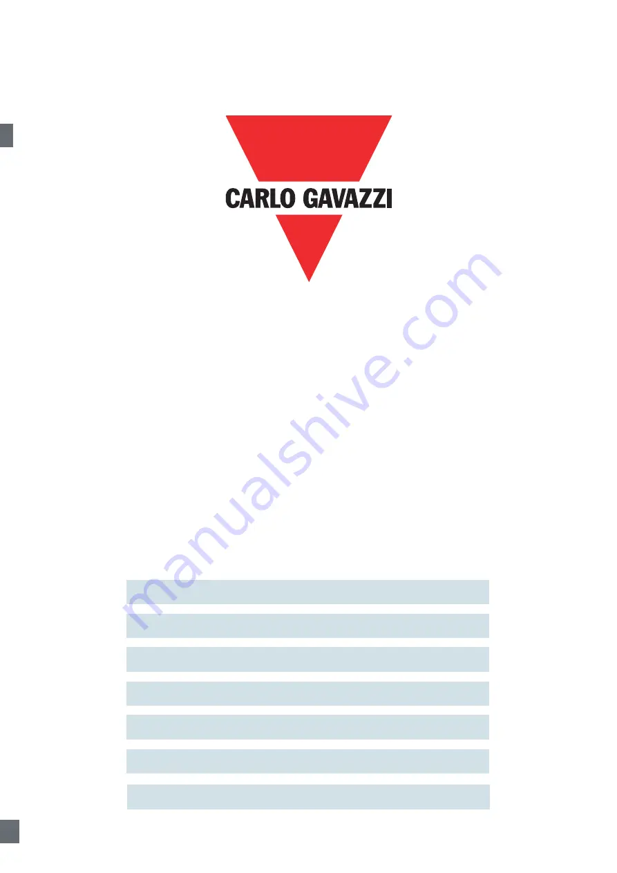 CARLO GAVAZZI LD30 BI10BP IO Series Manual Download Page 126