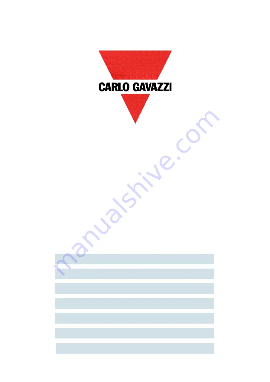 CARLO GAVAZZI LDP1 Instruction Manual Download Page 1