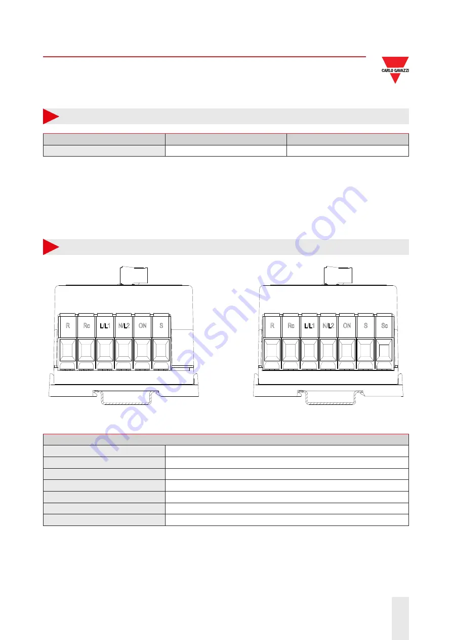 CARLO GAVAZZI RSBS Series Manual Download Page 10