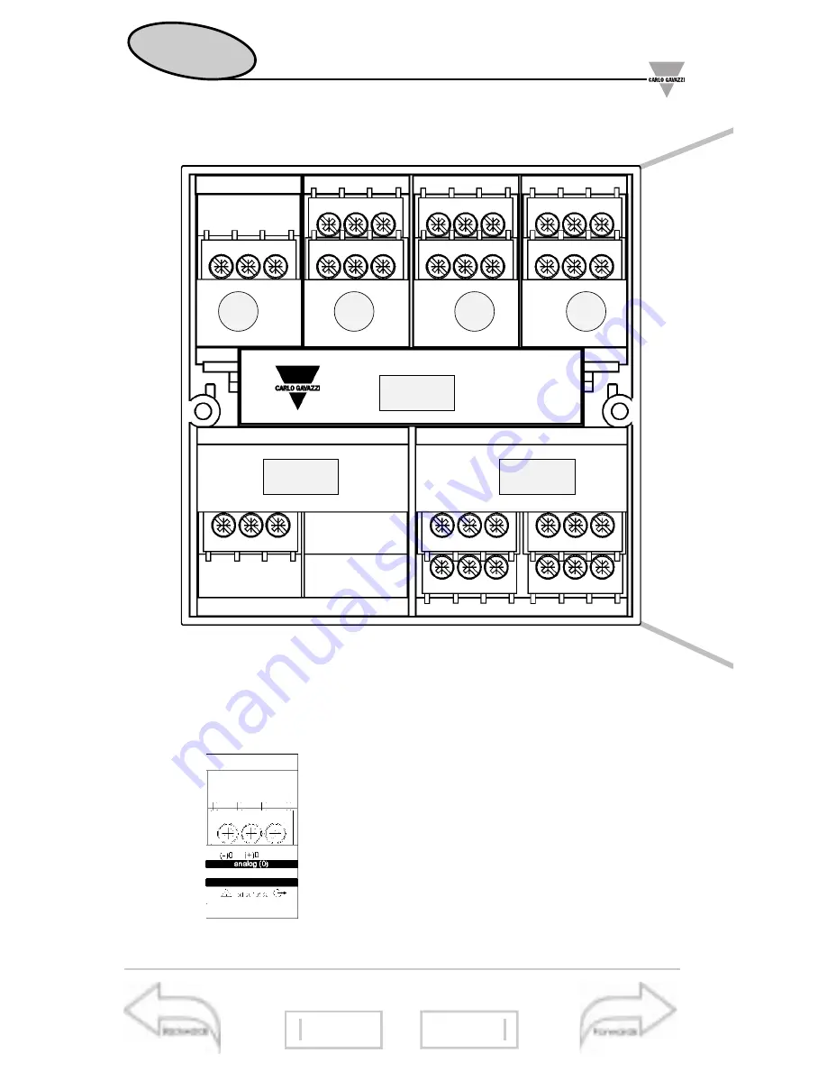 CARLO GAVAZZI WM3-96 - PROGRAMMING Instruction Manual Download Page 45