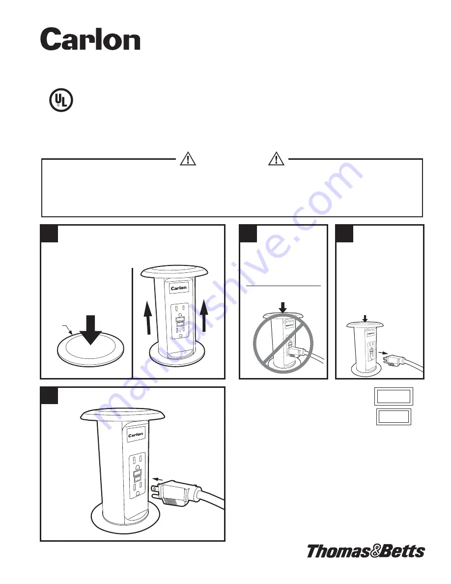 Carlon KPR-15G-BRZ Owner Operating Instructions Download Page 1