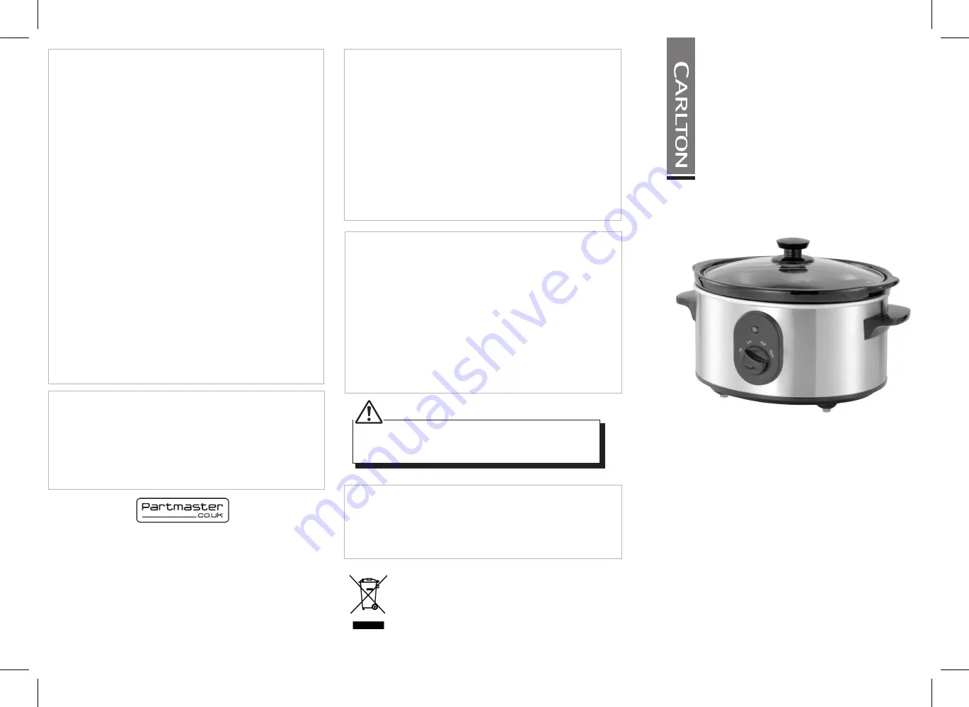 Carlton C33SCSS09 Instruction Manual Download Page 1