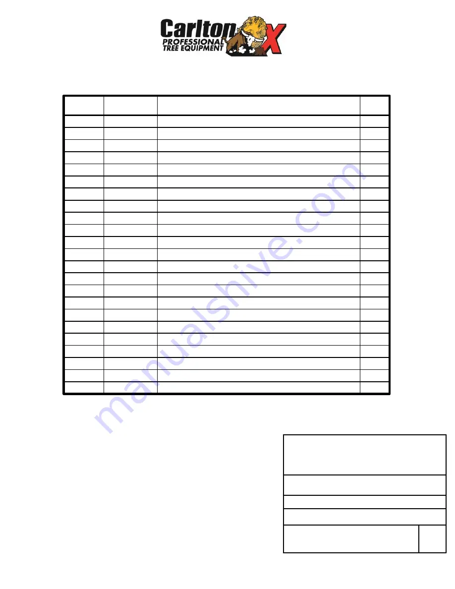 Carlton SP5014TRX Owner'S Manual Download Page 83