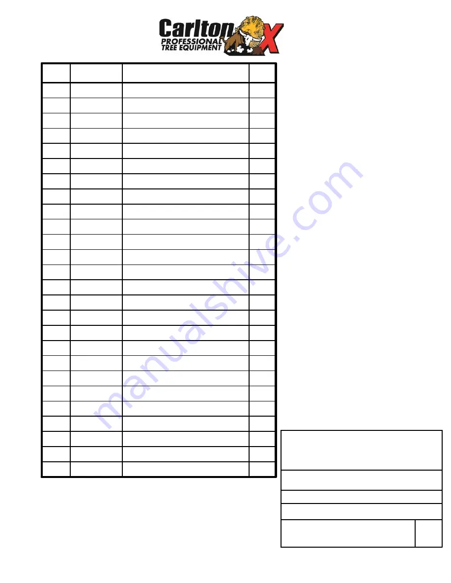 Carlton SP5014TRX Скачать руководство пользователя страница 99