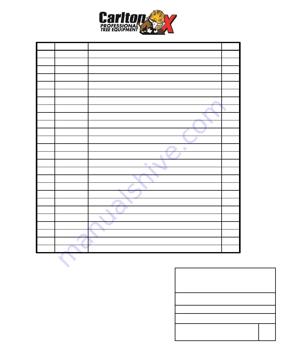 Carlton SP5014TRX Owner'S Manual Download Page 113