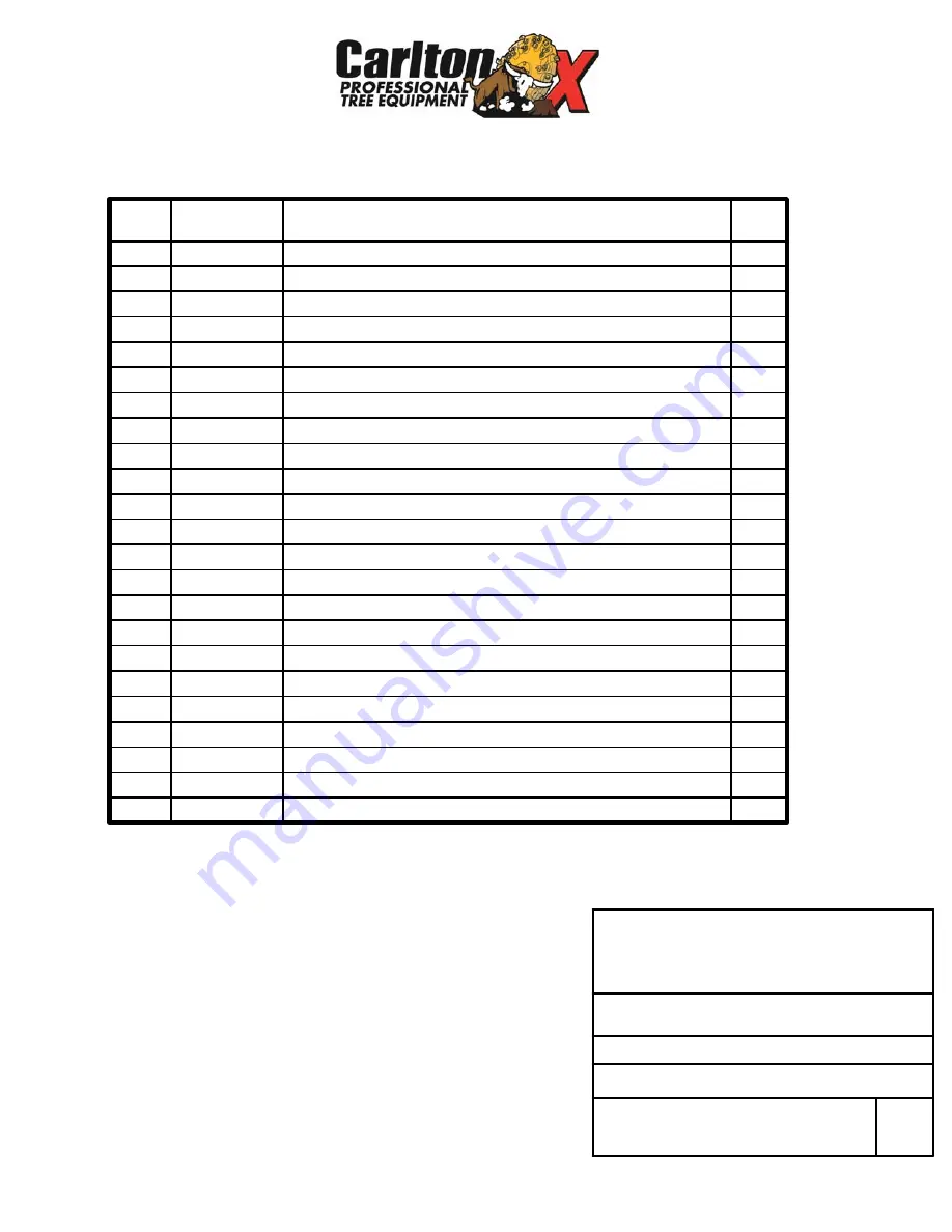 Carlton SP5014TRX Owner'S Manual Download Page 117