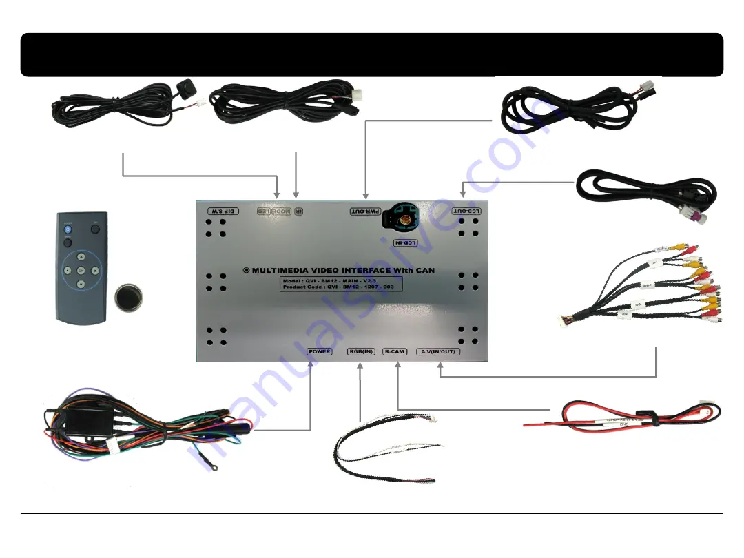 CarNavi-Tech BM12 V2.3 Series Specifications & Installation Download Page 6