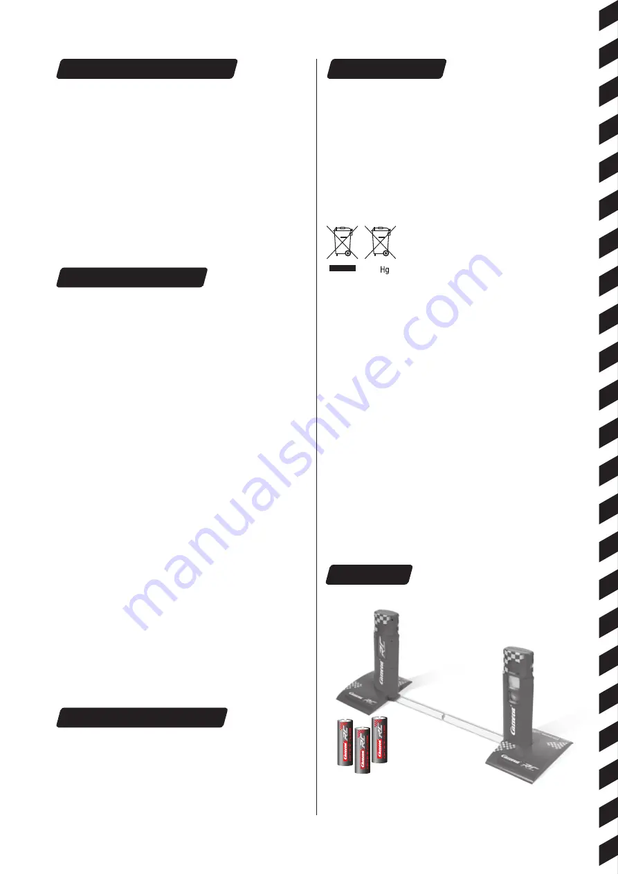 Carrera RC 800025 Assembly And Operating Instructions Manual Download Page 12