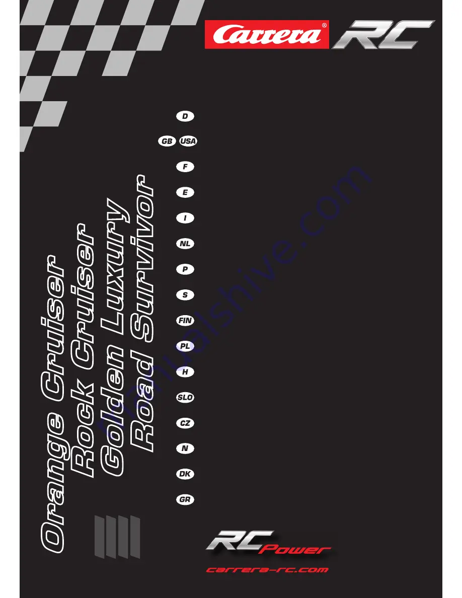 Carrera 162048 Assembly And Operating Instructions Manual Download Page 1