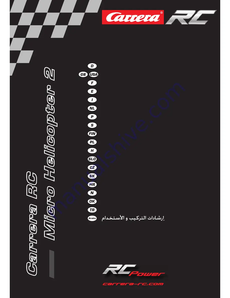 Carrera 370501031 Assembly And Operating Instructions Manual Download Page 1