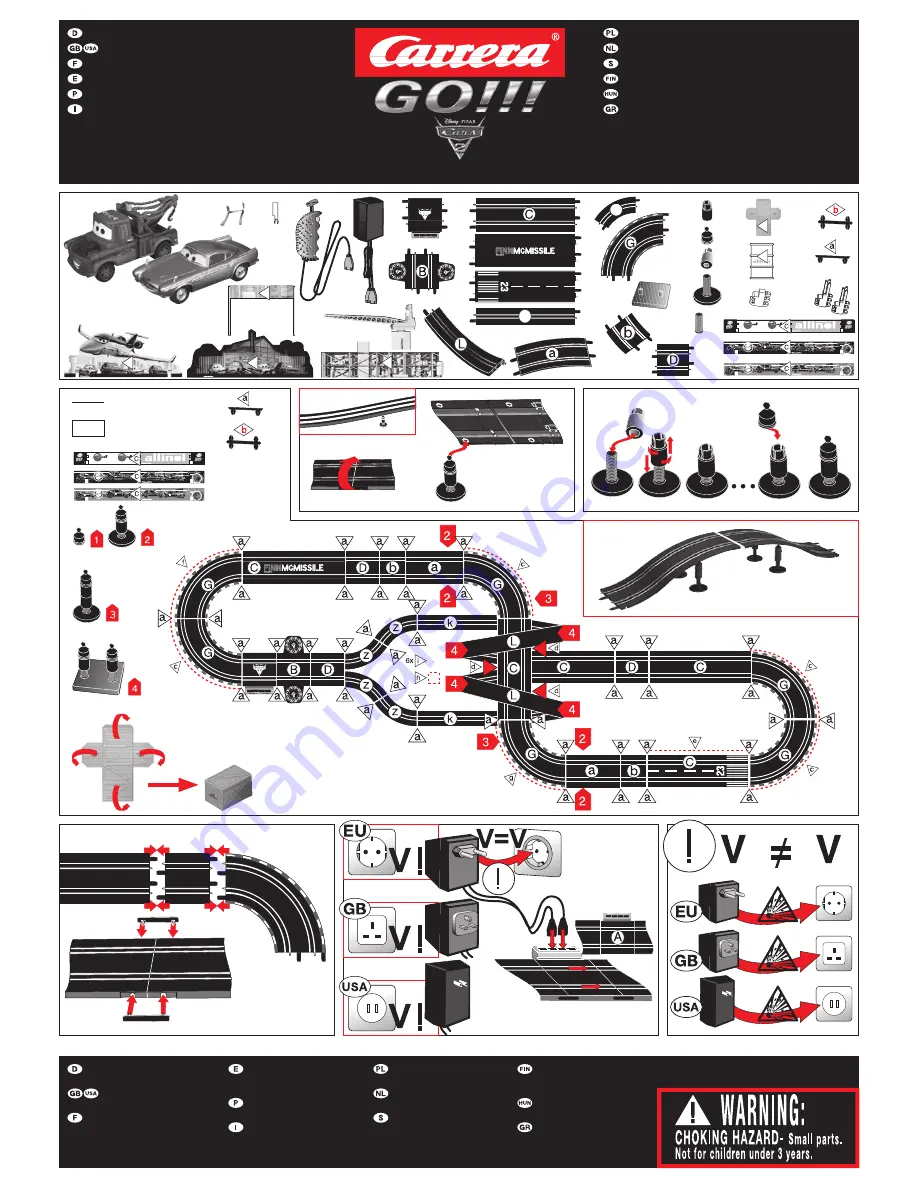 Carrera 62239 Assembly And Operating Instructions Manual Download Page 1