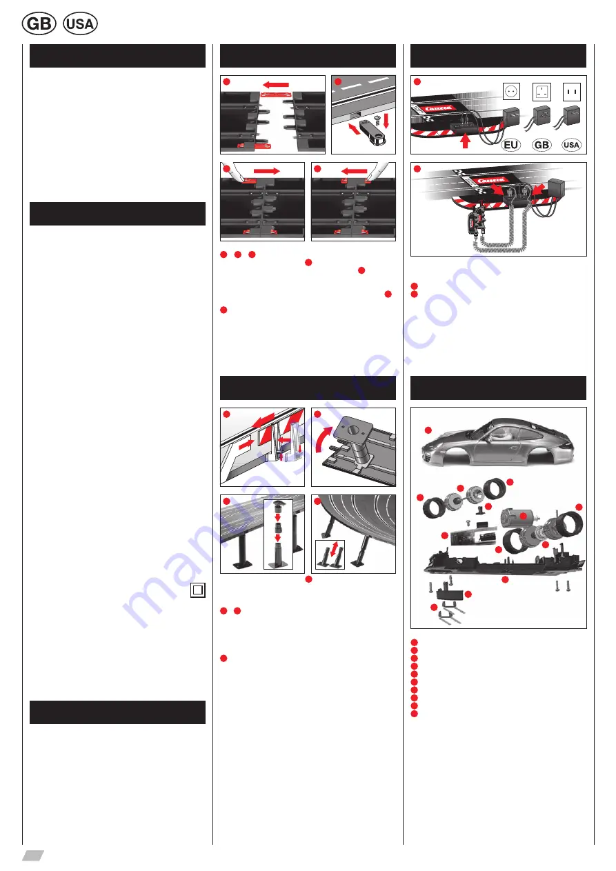 Carrera Evolution 20025225 HIGHTECH RACE Assembly And Operating Instructions Manual Download Page 6