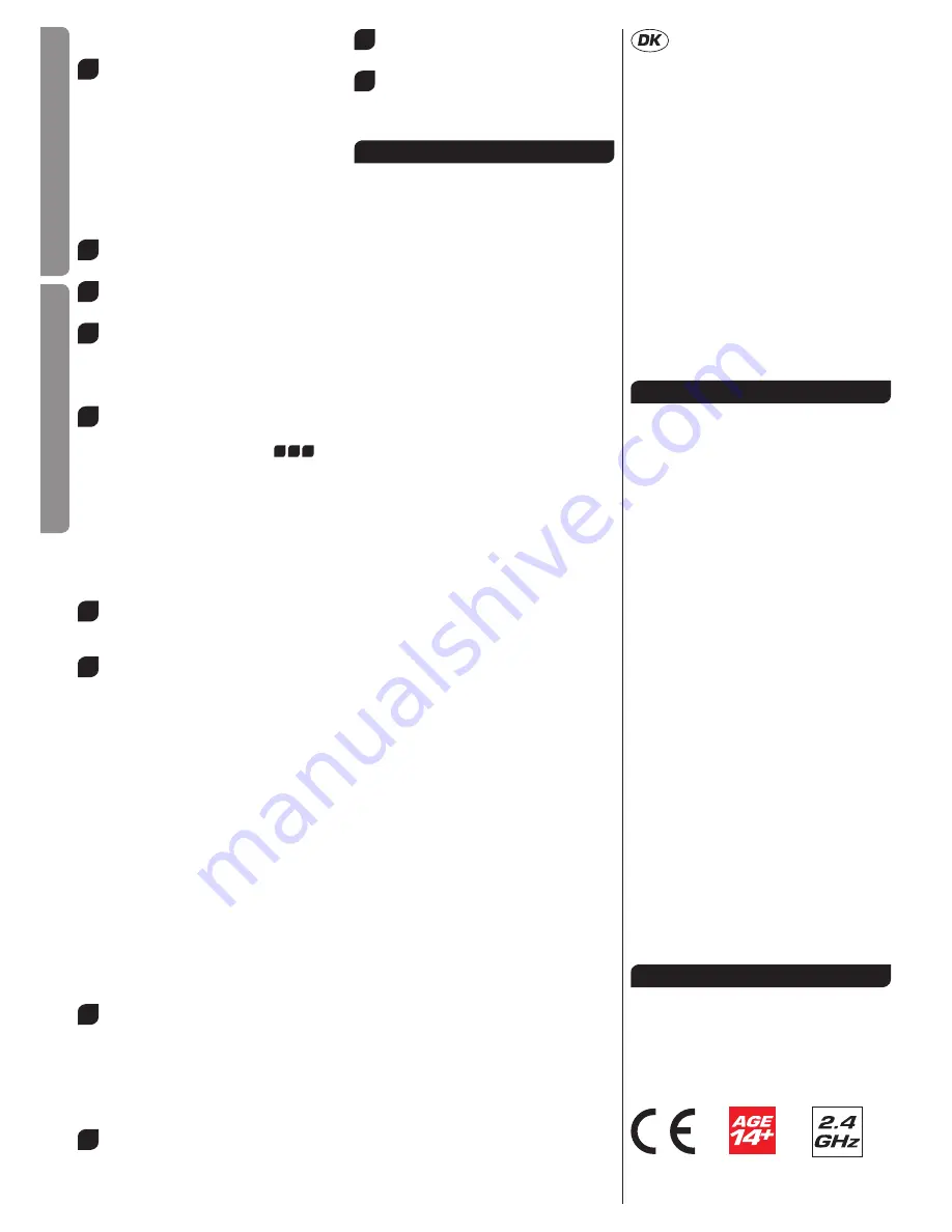 Carrera RC Red Bull NX1 Assembly And Operating Instructions Manual Download Page 40