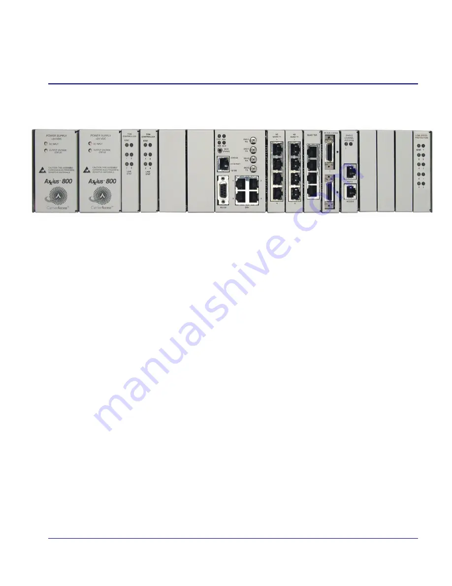 Carrier Access Network Device Axxius 800 User Manual Download Page 429