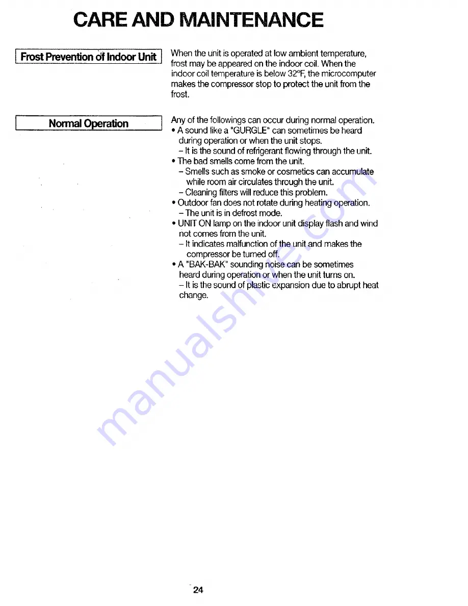 Carrier 38AN-009 Owner'S Manual Download Page 25