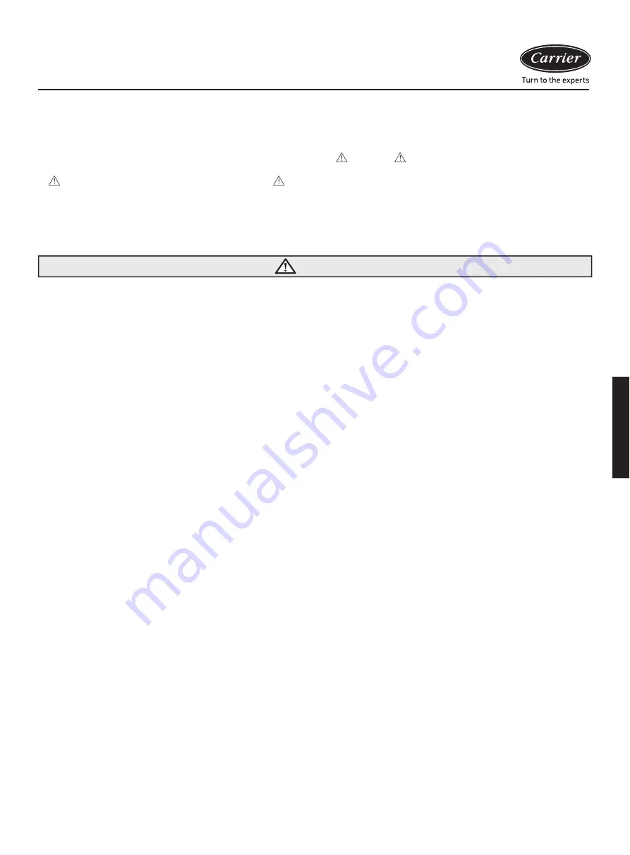 Carrier 40VU007-054H-7S-QEE Installation And Owner'S Manual Download Page 138