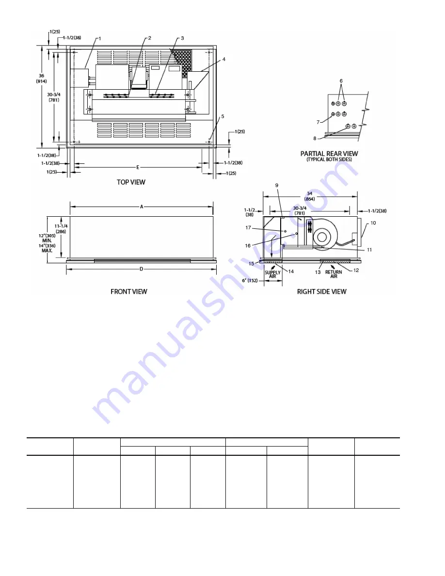 Carrier 42VA Series Installation, Start-Up And Service Instructions Manual Download Page 16