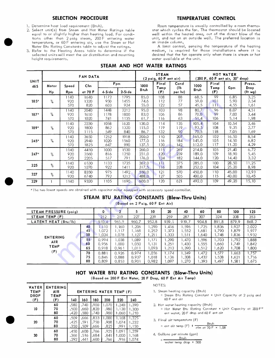 Carrier 46S Quick Manual Download Page 3